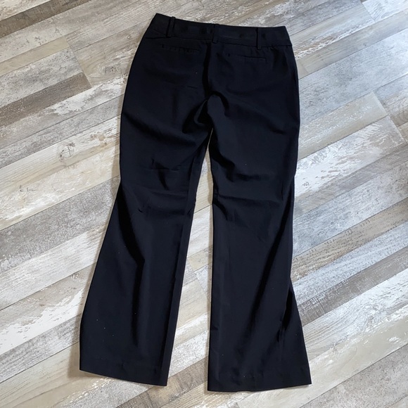 Women's WHBM Black Wide Leg Flare Trousers Size 8 - Picture 8 of 9